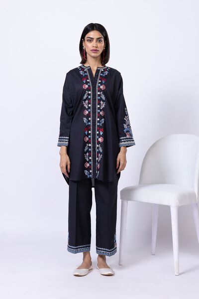 Embroidered | Cotton Dobby | Pants | AED 100.00