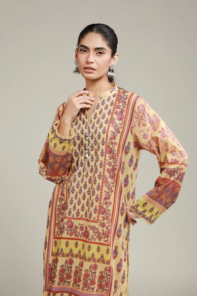 Printed | Cambric | Tailored 2 Piece | Top and Bottom | AED 180.00