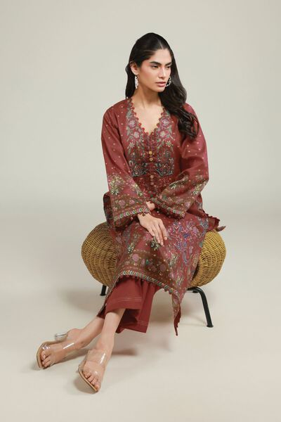 Printed | Jacquard | Jacquard Tailored 2-Piece | AED 200.00