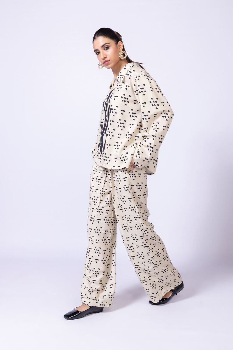 Printed | Dull Raw Silk | Blouse | AED 42.00
