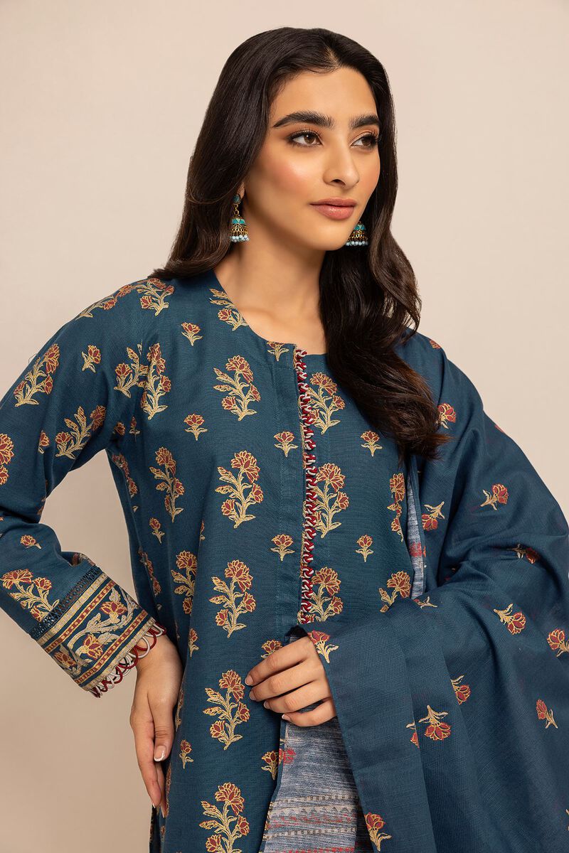 Printed | Khaddar | Fabrics 3 Piece | null
