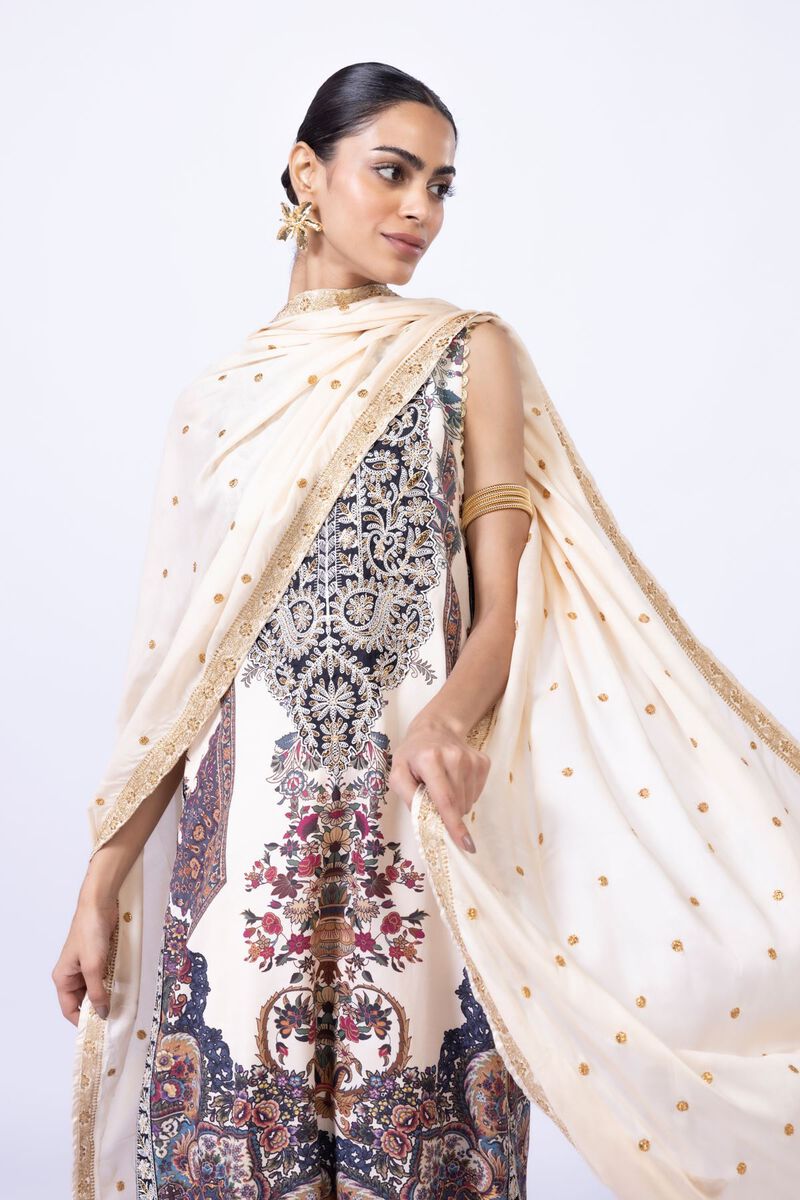 Embroidered | Light Thai Silk | Dupatta | null