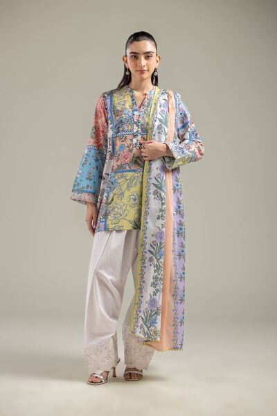 Embroidered | Cotton Dobby | Solid Cotton Shalwar | AED 130.00