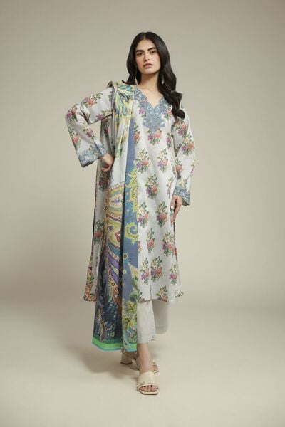 Embroidered | Mesuri | Fabrics 3 Piece | AED 180.00