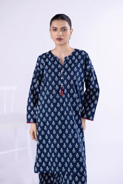 Printed | Crosshatch Poplin | Kurta | AED 100.00