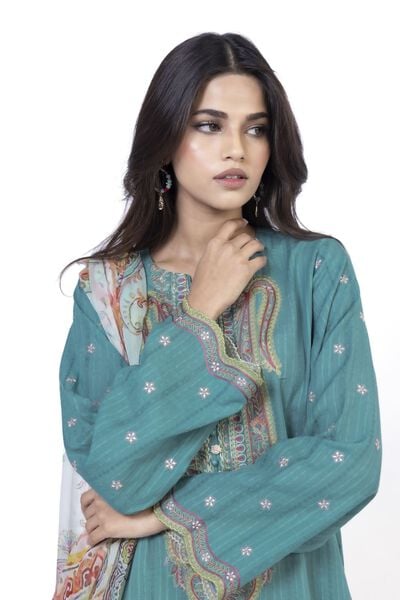 Embroidered | Cambric | Fabrics 3 Piece | AED 200.00