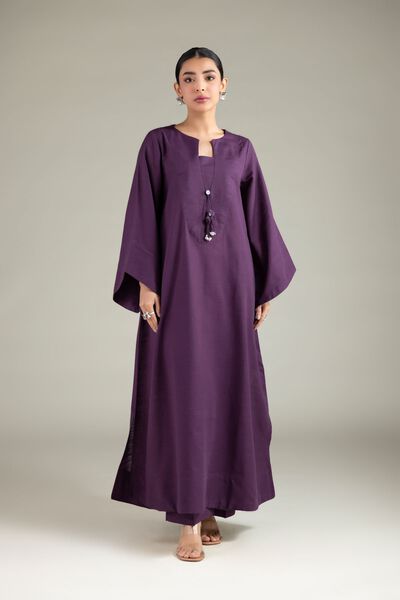 Dyed | Textured Cotton | Pants | AED 100.00