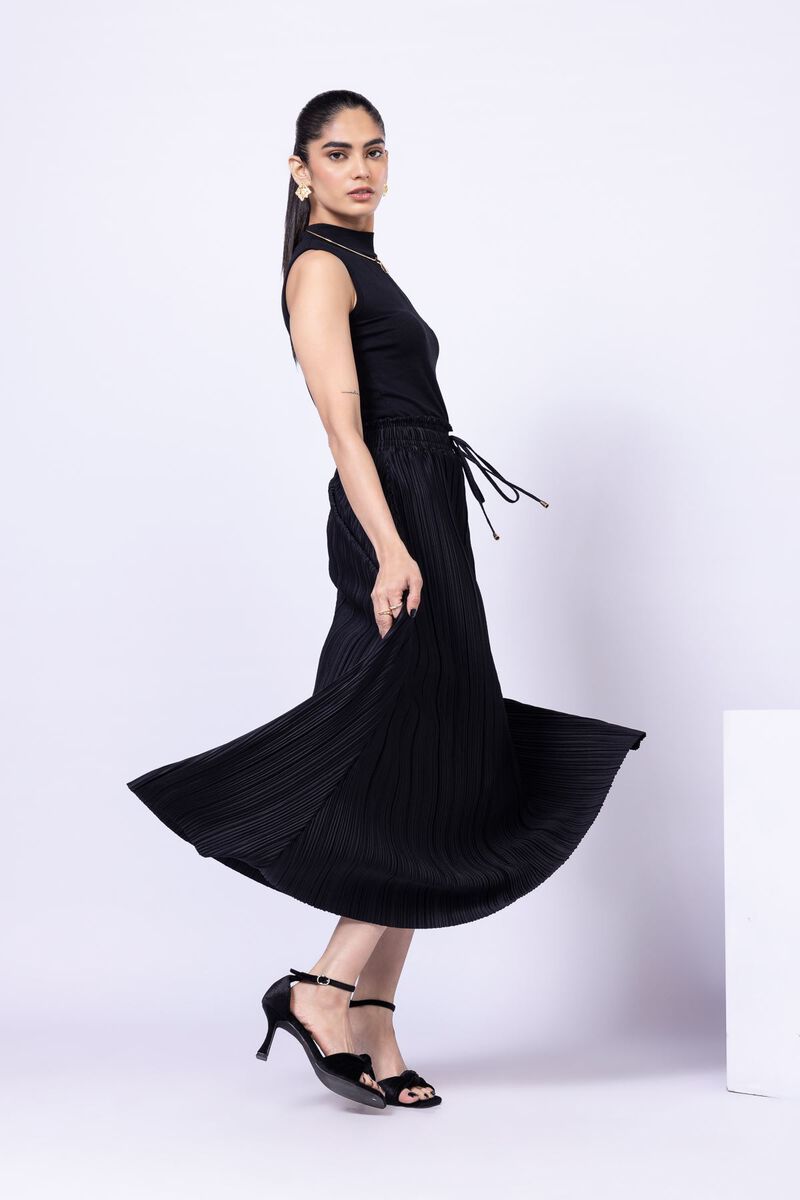 Dyed | Pleated Georgette | Skirt | AED 30.00