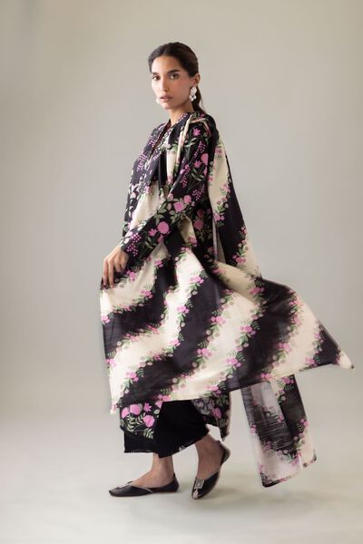 Dyed | Khaddar | Pants | AED 60.00