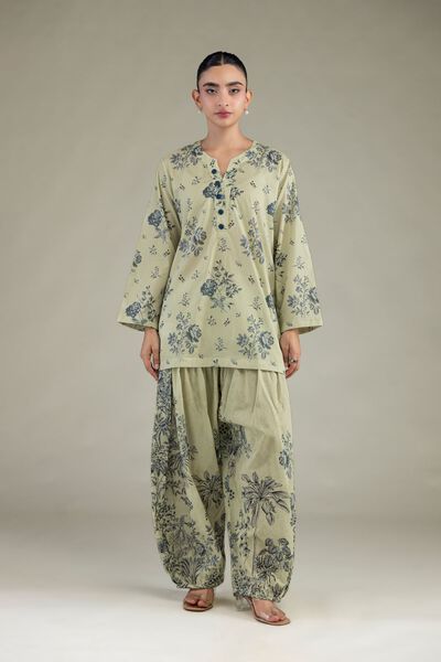 Printed | Cambric | Floral Summer Shalwar | AED 150.00