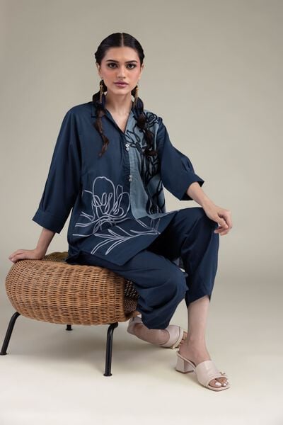 Embroidered | Cambric | Short Cambric Kurta | AED 180.00