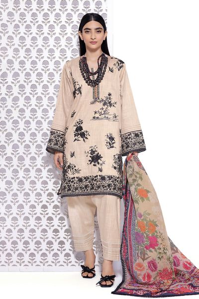 Crosshatch | Embroidered | Fabrics 3 Piece | AED 200.00