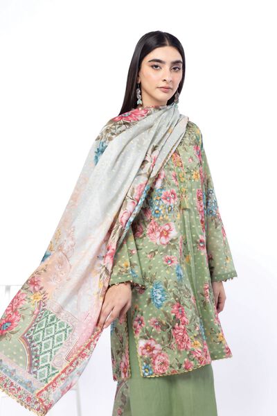 Printed | Jacquard | Fabrics 3 Piece | AED 180.00