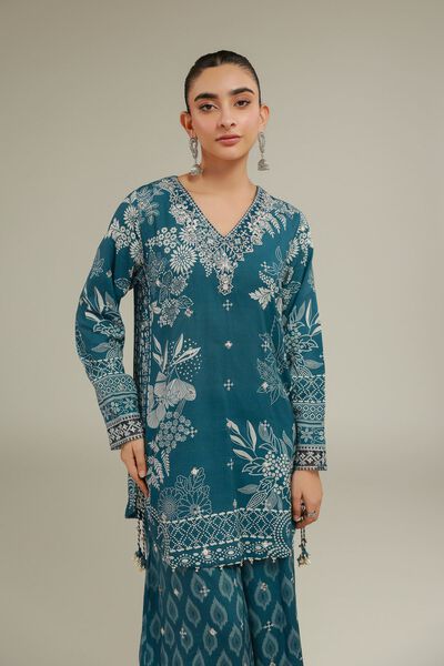 Embroidered | Raw Silk | Kurta | AED 100.00