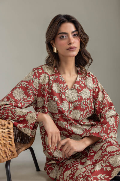 Printed | Light Khaddar | Kurta | AED 150.00