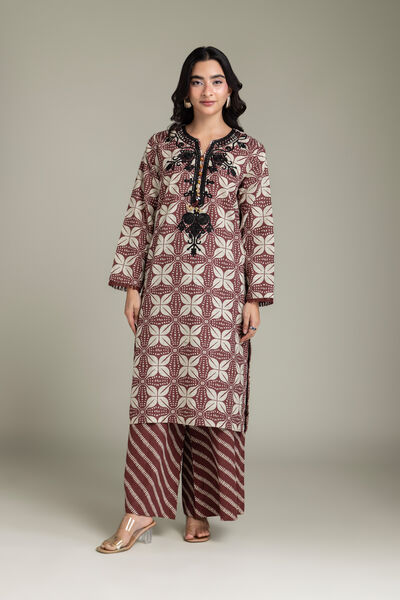Embroidered | Light Khaddar | Fabrics 2 Piece | Top and Bottom | AED 150.00
