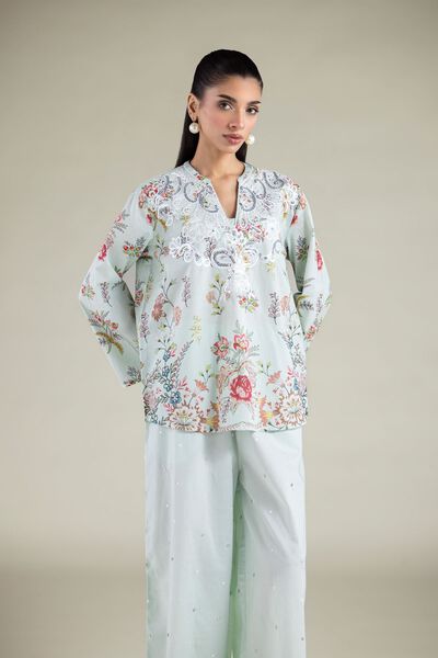 Embroidered | Cambric | Tunic | AED 78.00