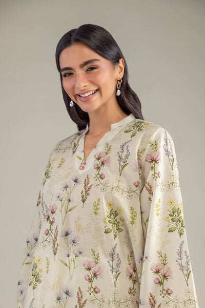 Printed | Cambric | Printed Cambric Kurta | AED 75.00