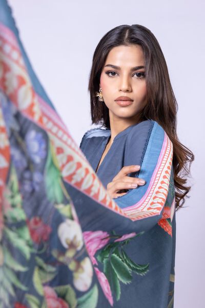 Printed | Textured Cotton | Dupatta | AED 68.00