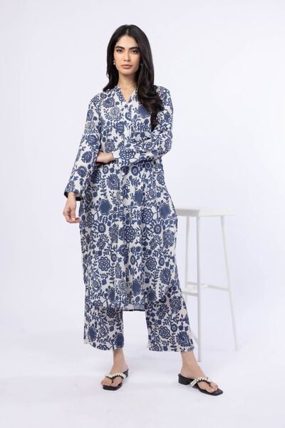 Printed | Ripple Crinkle | 2 Piece Co-ord Set | AED 172.00