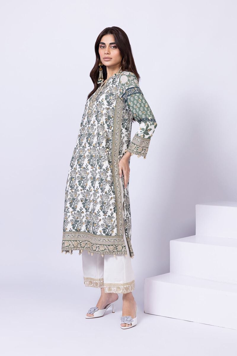 Embroidered | Russian Raw Silk | Pants | AED 36.00