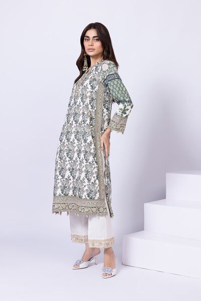 Embroidered | Russian Raw Silk | Pants | AED 36.00
