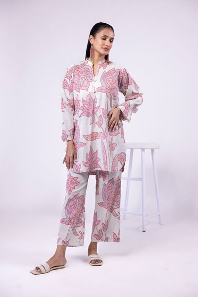 Printed | Ripple Crinkle | Pants | AED 72.00