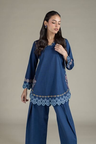 Embroidered | Heavy Textured Cotton | Kurta | AED 140.00