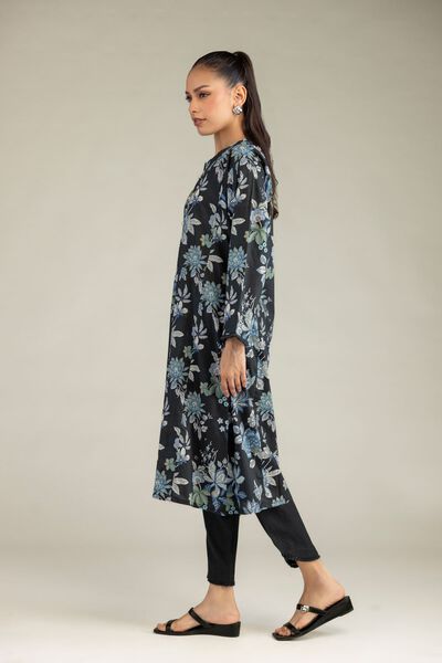 Printed | Cambric | Black Solid Shalwar | AED 100.00