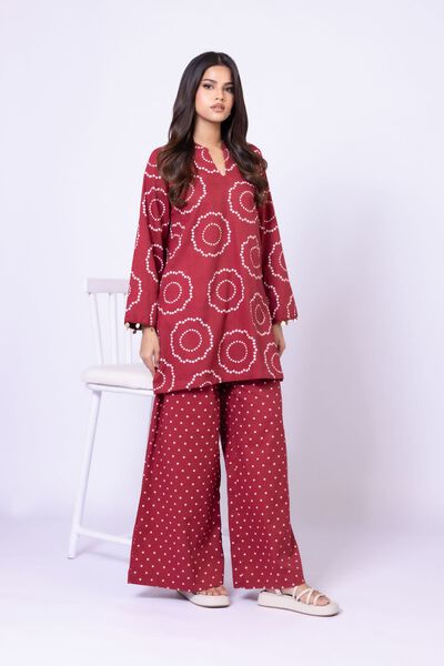 Printed | Heavy Textured Cotton | Pants | AED 80.00