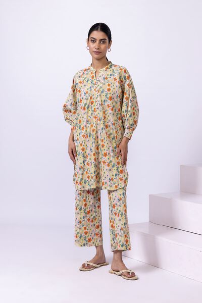 Printed | Ripple Crinkle | Kurta | AED 50.00