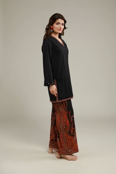 Printed | Cotton Crinkle | Paisley Pants | AED 96.00