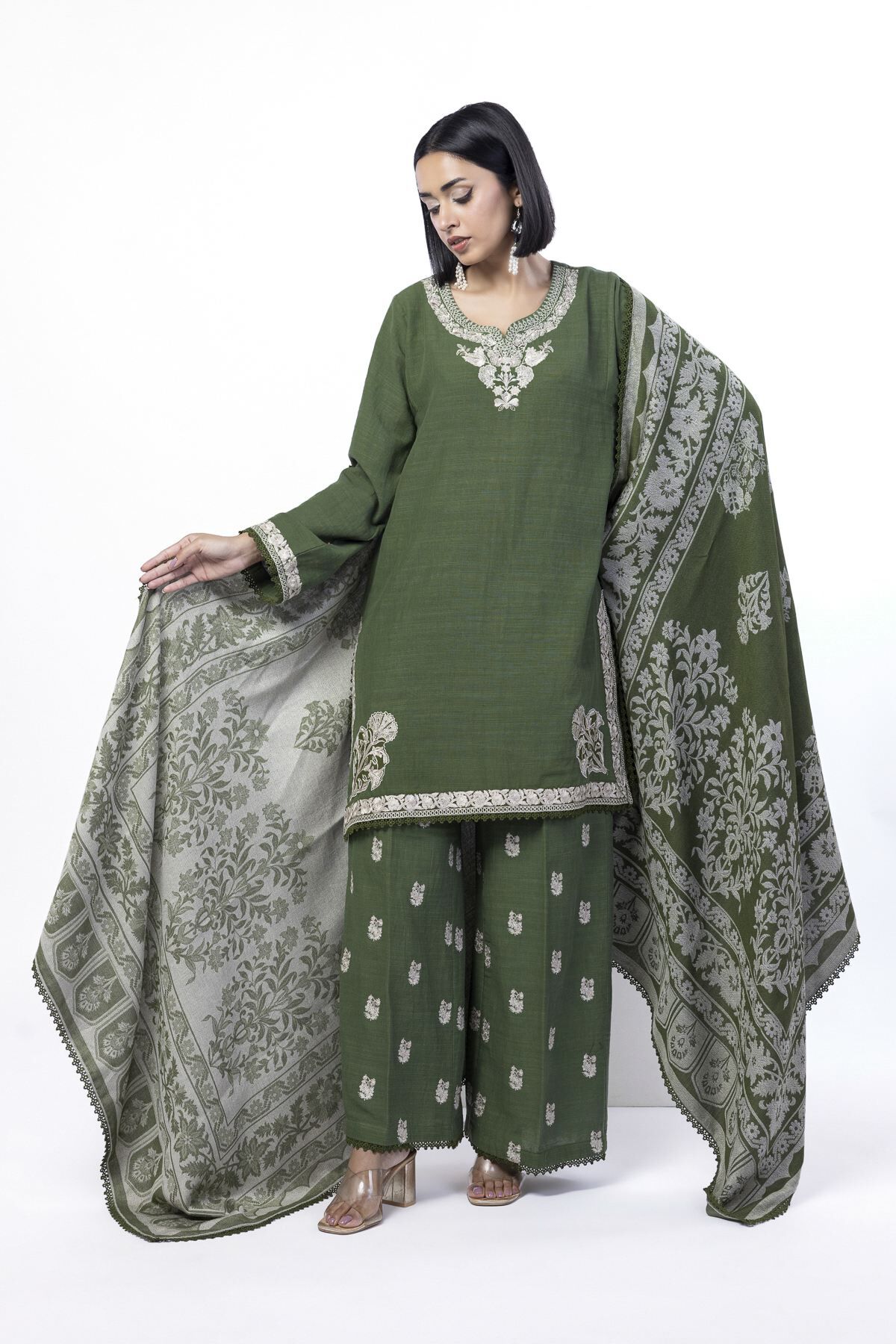 Buy Fabrics 3 Piece | 0.0 N/A | KD09B-VG_MULTI | Khaadi United