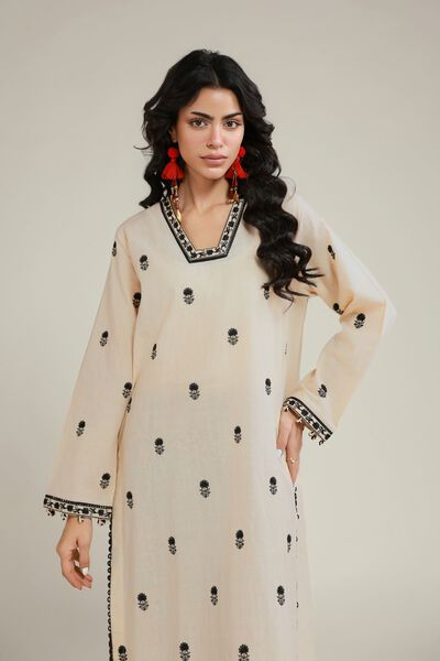 Embroidered | Dobby | 2-Piece Tailored Set | AED 200.00