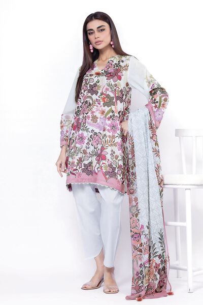 Printed | Lawn | Fabrics 3 Piece | AED 70.00