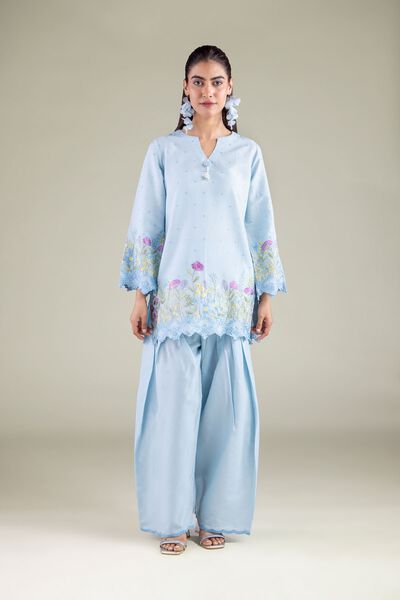 Embroidered | Mesuri | Floral Farshi Shalwar | AED 65.00