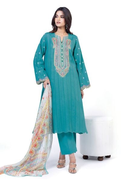 Embroidered | Cambric | Fabrics 3 Piece | AED 200.00