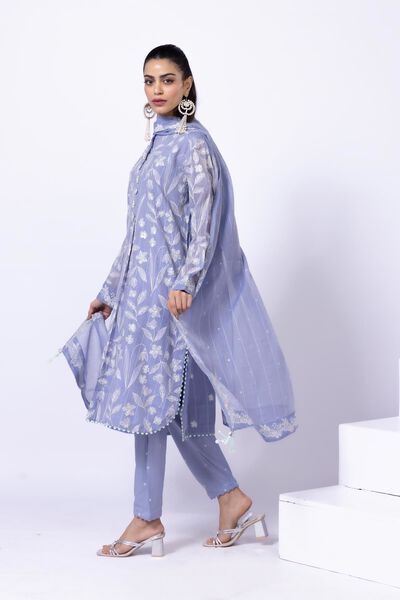 Embroidered | Crosshatch Raw Silk | Shalwar | AED 30.00