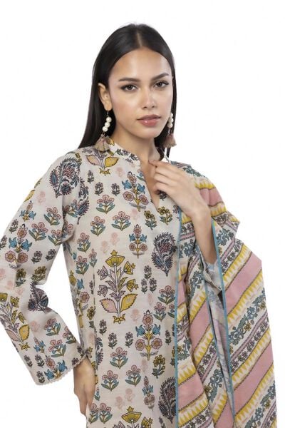 Printed |Khaddar | Fabrics 3 Piece | AED 120.00