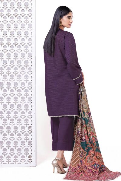 Light khaddar Messuri | Embroidered | Fabrics 3 Piece | AED 180.00