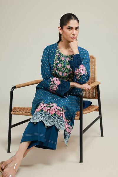 Embroidered | Jacquard | Jacquard Tailored Set | AED 280.00