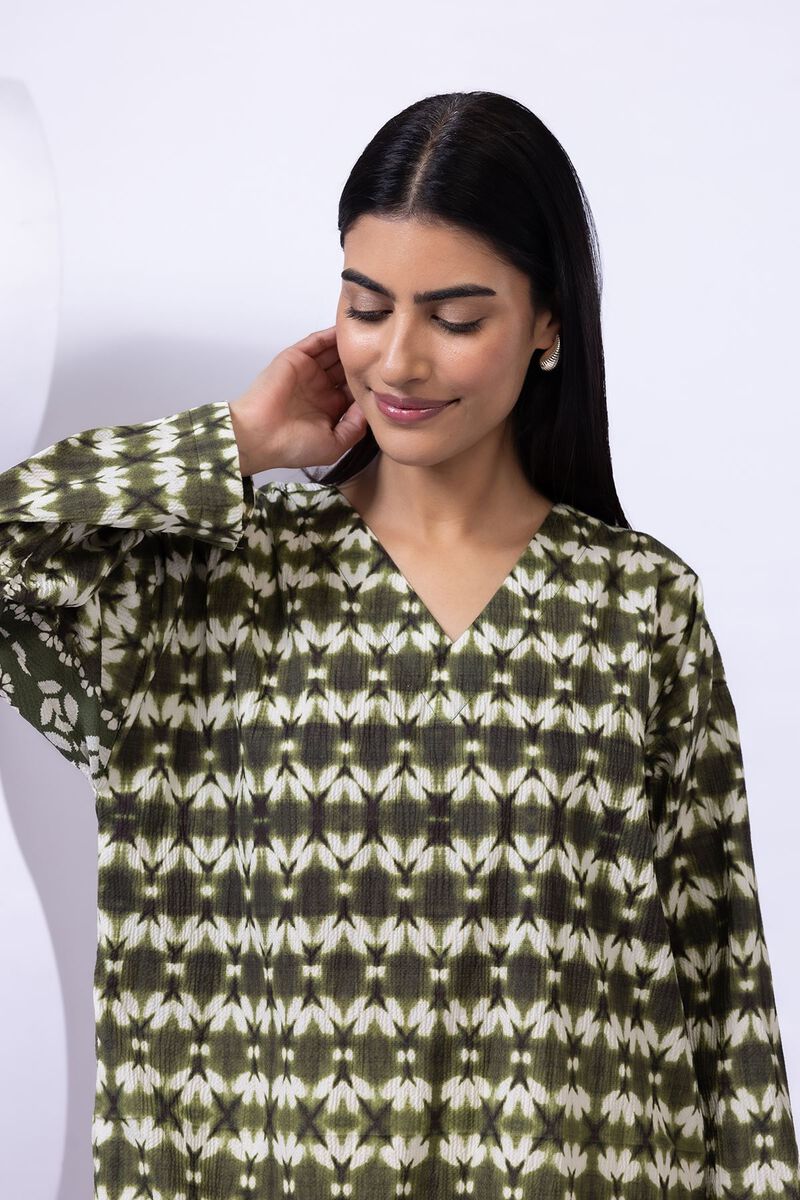 Printed | Ripple Crinkle | Kurta | AED 30.00