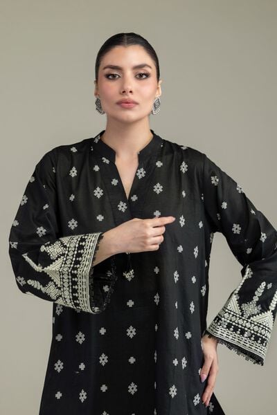 Embroidered | Lawn | Black Lawn Kurta | AED 130.00