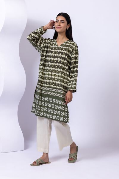 Printed | Ripple Crinkle | Kurta | AED 100.00