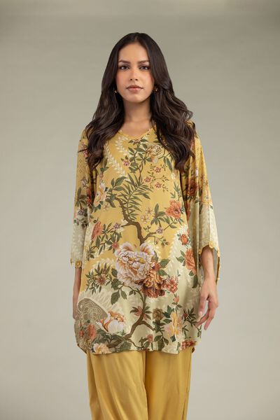 Printed | Viscose | Short Floral Kurta | AED 150.00