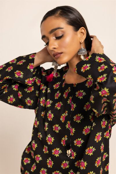 Kurta, BLACK, hi-res