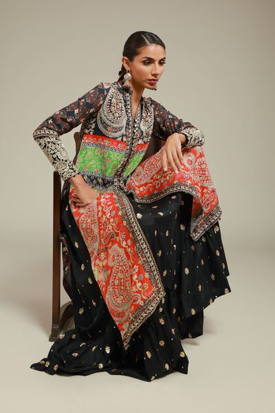 Embroidered | Raw Silk | Kurta | AED 204.00