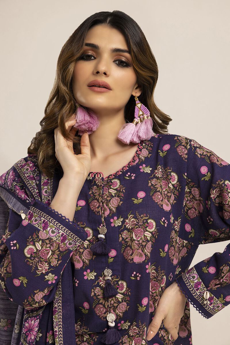 Printed | Light Khaddar | Fabrics 3 Piece | null
