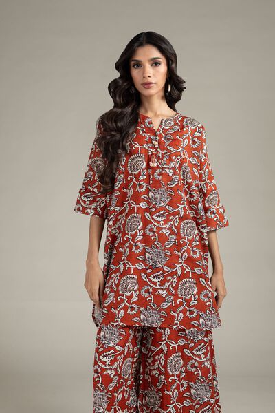Printed | Textured Cotton | Kurta | AED 50.00