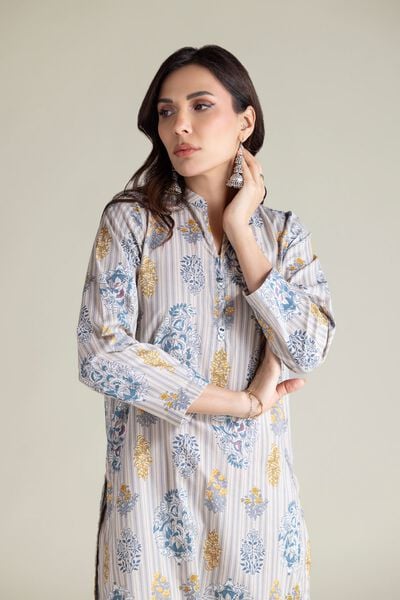 Embroidered | Cambric | Floral Cambric Kurta | AED 100.00